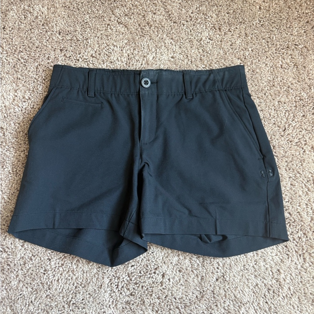 Under Armour Women's Dark Gray Athletic Shorts